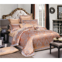 Luxus-Baumwoll-Jacquard-Stickerei Neue Dubai Bed Sheet Set Design Bettwäsche Set